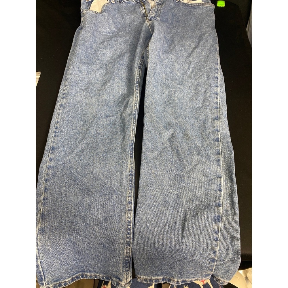 Wrangler Jeans Womens 36x29‎ Light Wash Denim Pants Relaxed Fit